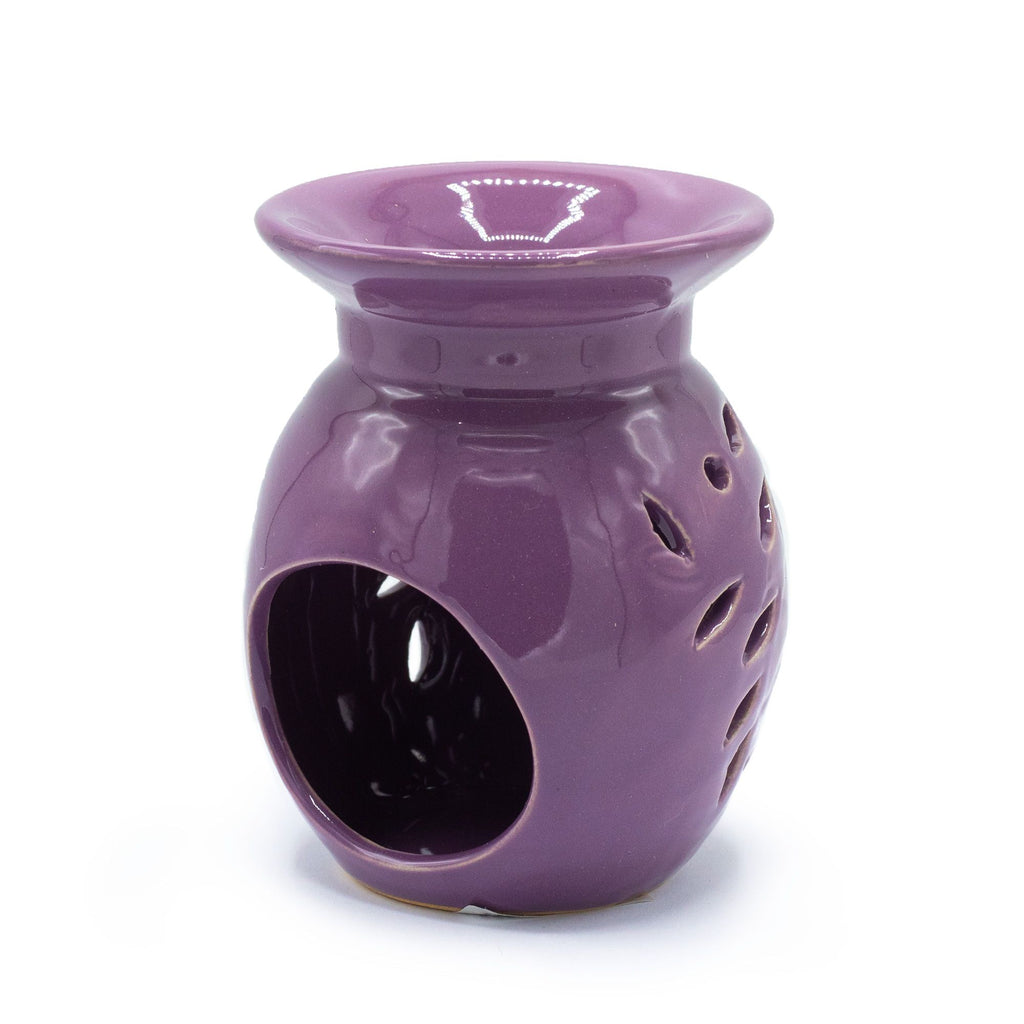 Floral Oil Burner – Lavender alternate view, NooEdge UK