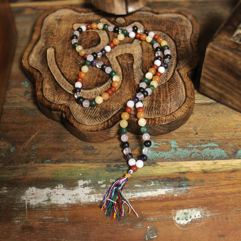 108 Bead Mala – front view, NooEdge UK