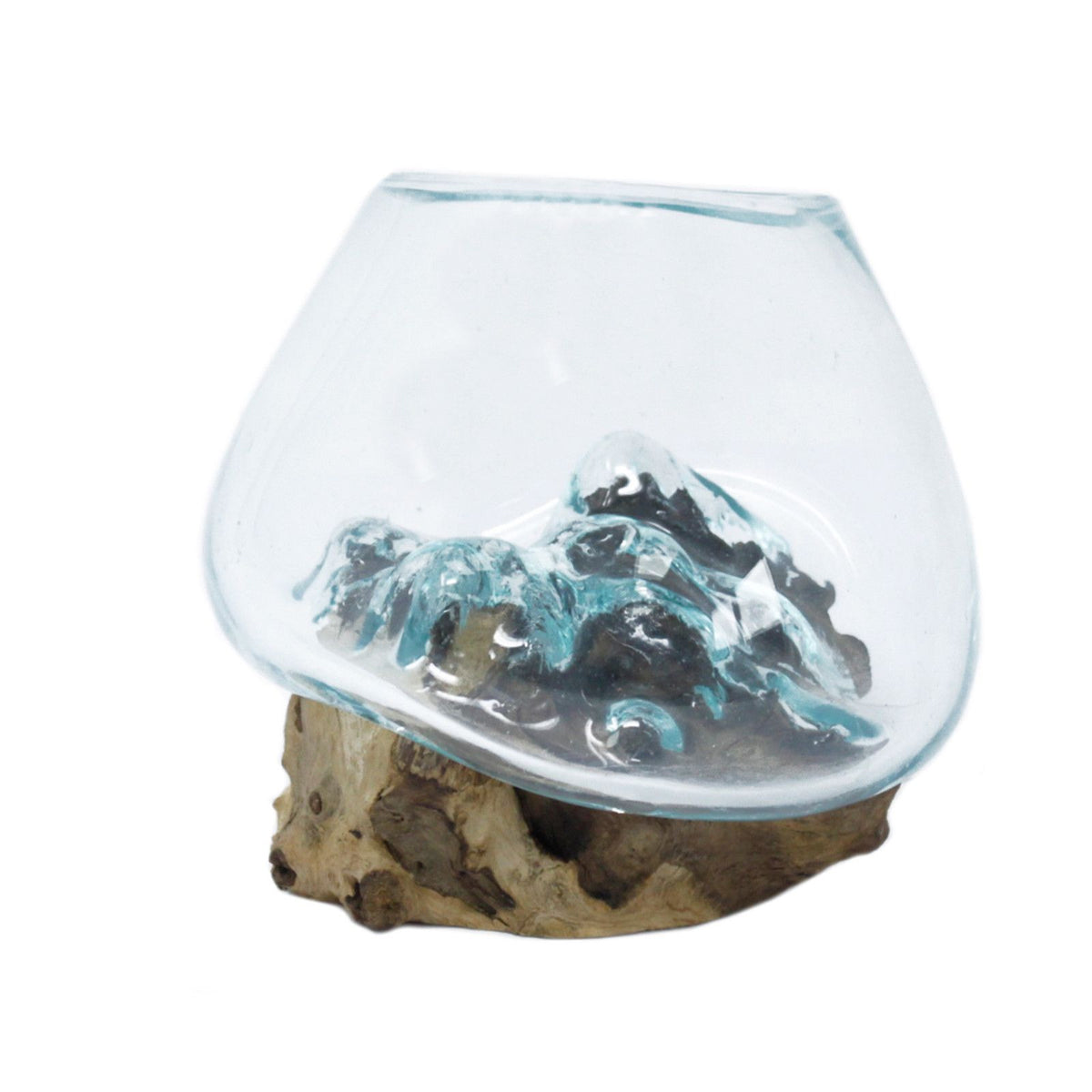 Molten Glass on Wood – Small Bowl, NooEdge UK