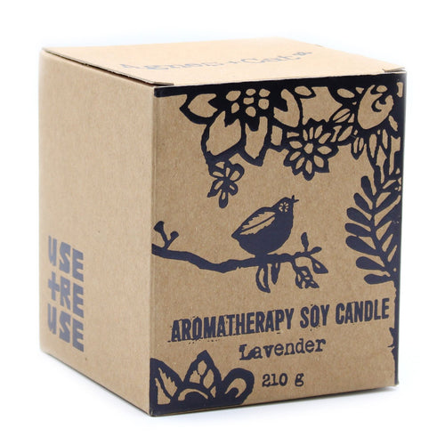 Agnes + Cat Herb Garden Candles – Lavender close-up, NooEdge UK