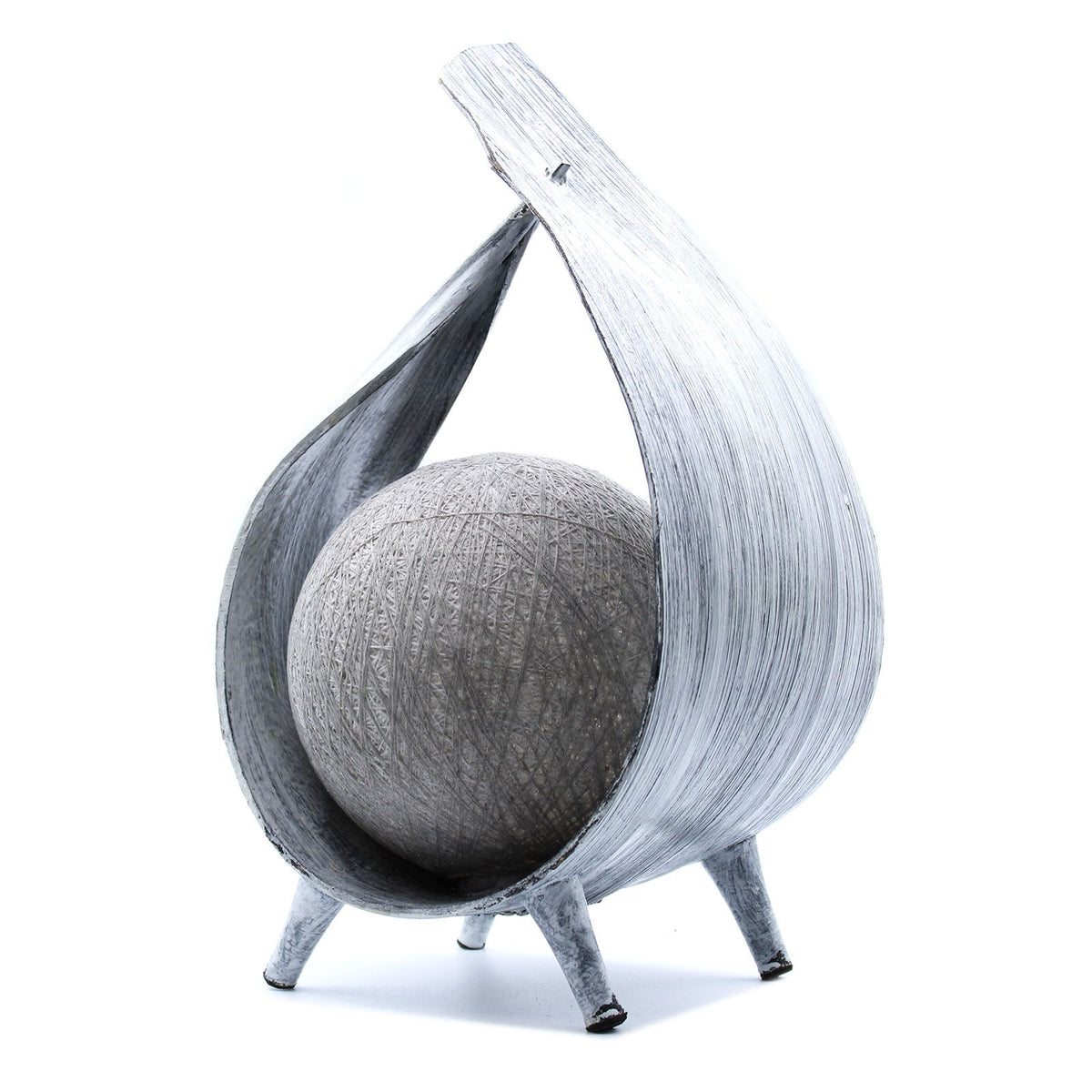 Natural Coconut Lamp – Greywash Wrapover, NooEdge UK