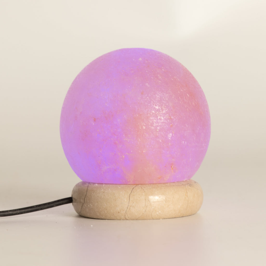 Quality USB Ball Salt Lamp – 8 cm (multi) alternate view, NooEdge UK