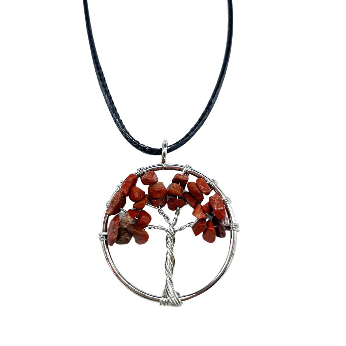 Tree of Life Pendant – Red Jasper, NooEdge UK