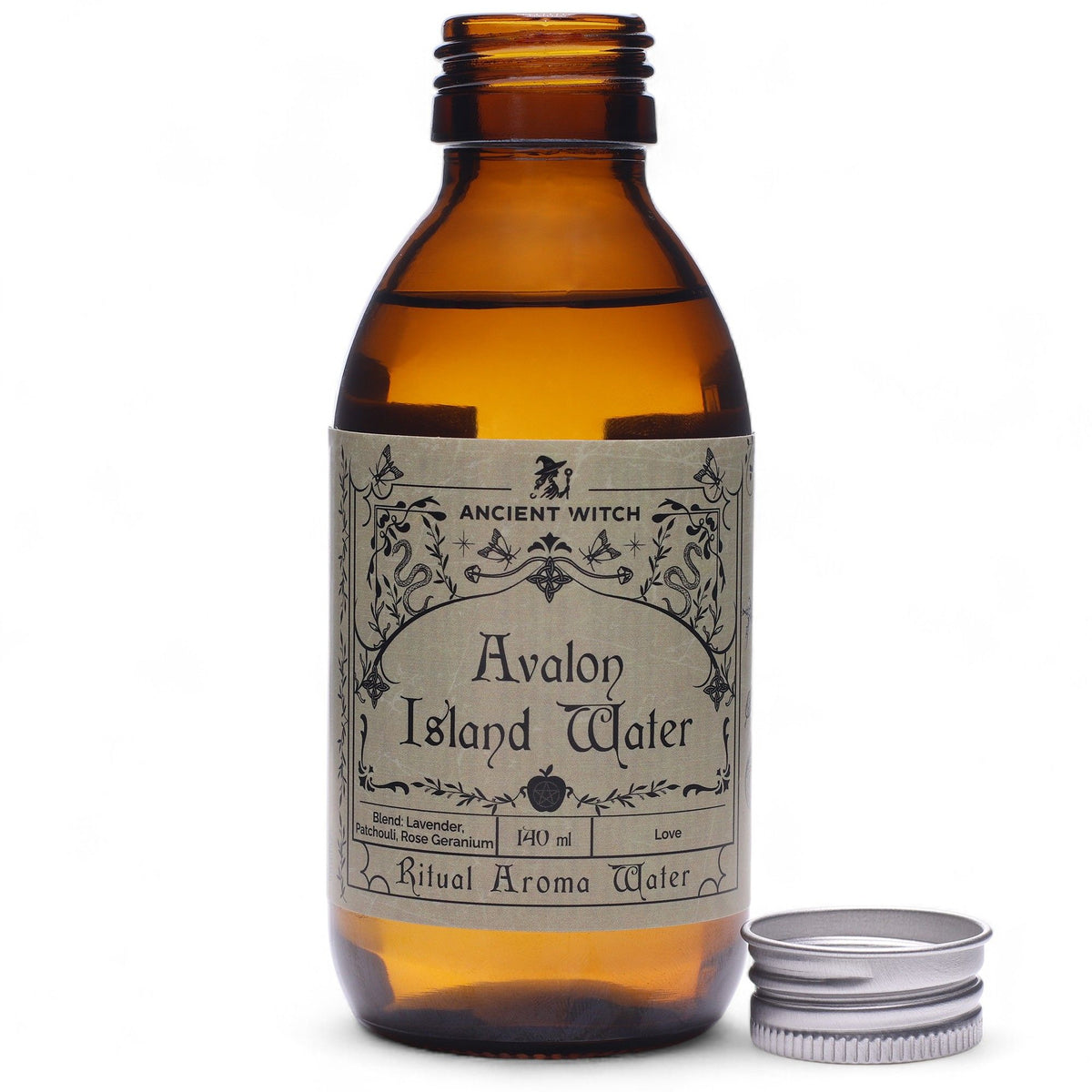 Ancient Witch Ritual Water – Avalon Island detail, NooEdge UK