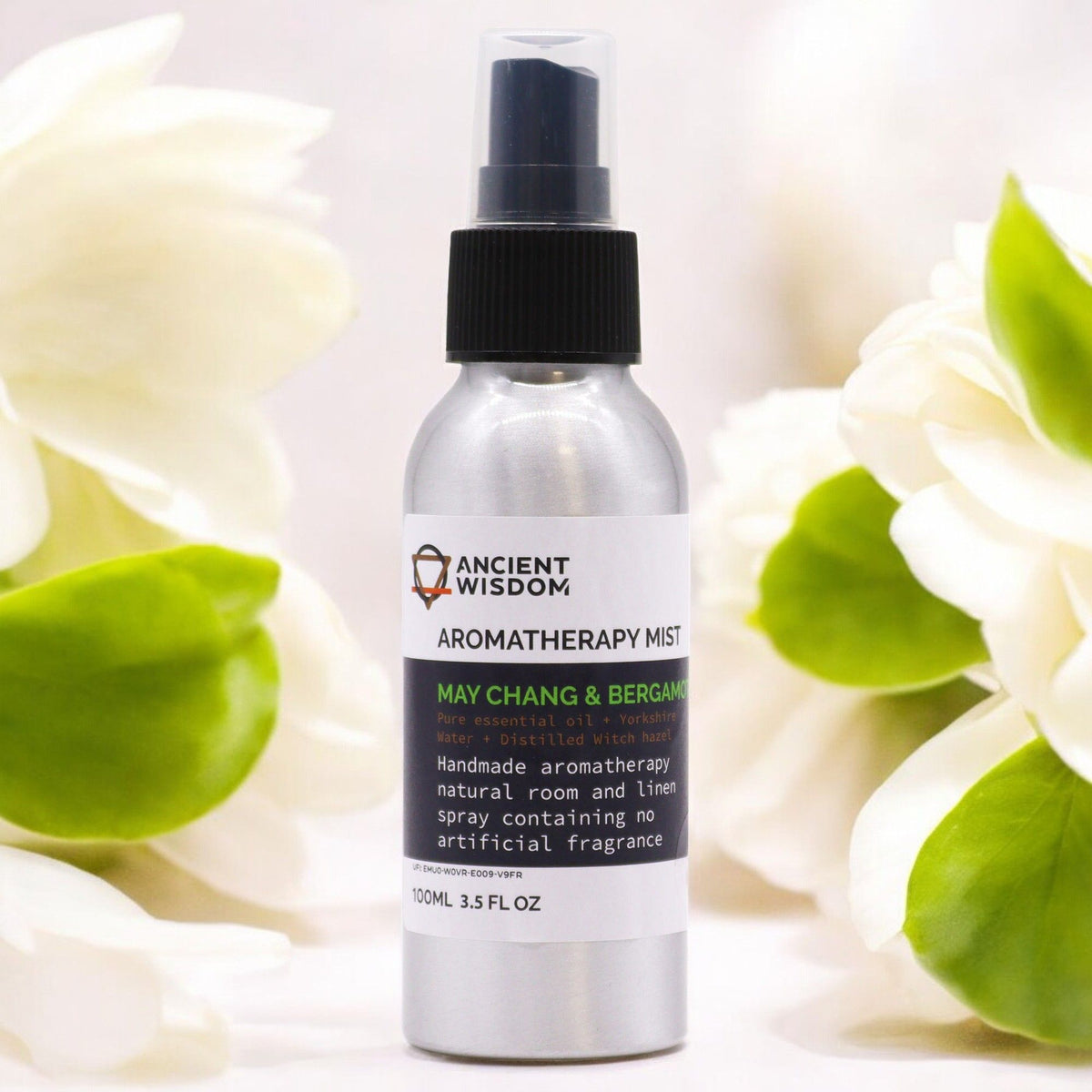 100ml Essential Oil Mist – May Chang & Bergamot, NooEdge UK