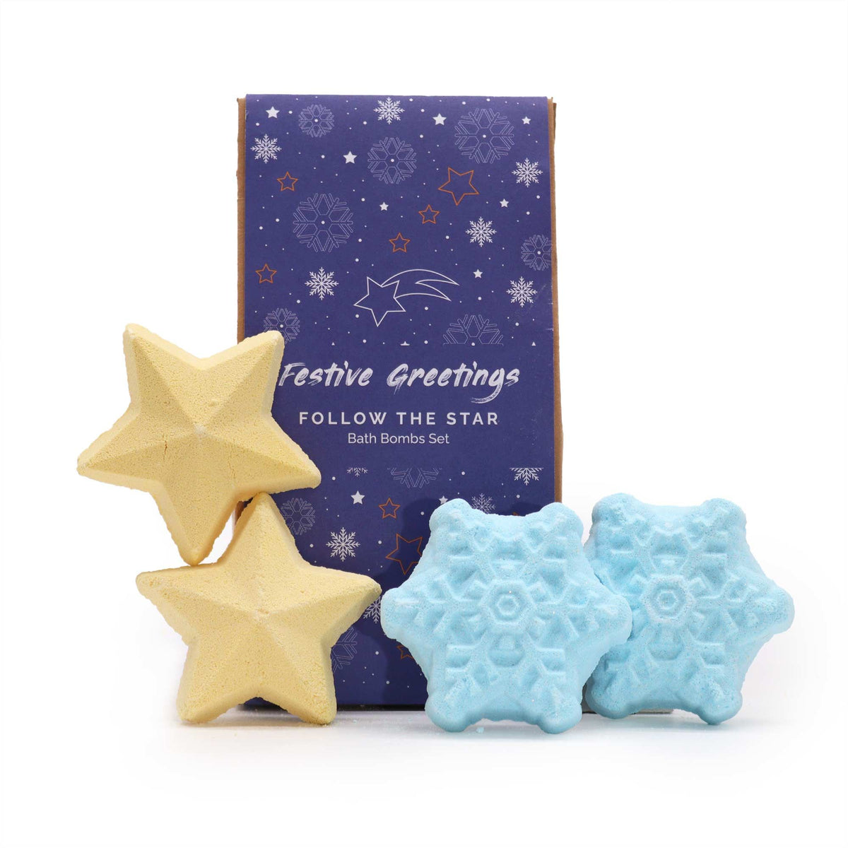 Christmas Bath Bomb Gift Pack – Follow the Star, NooEdge UK