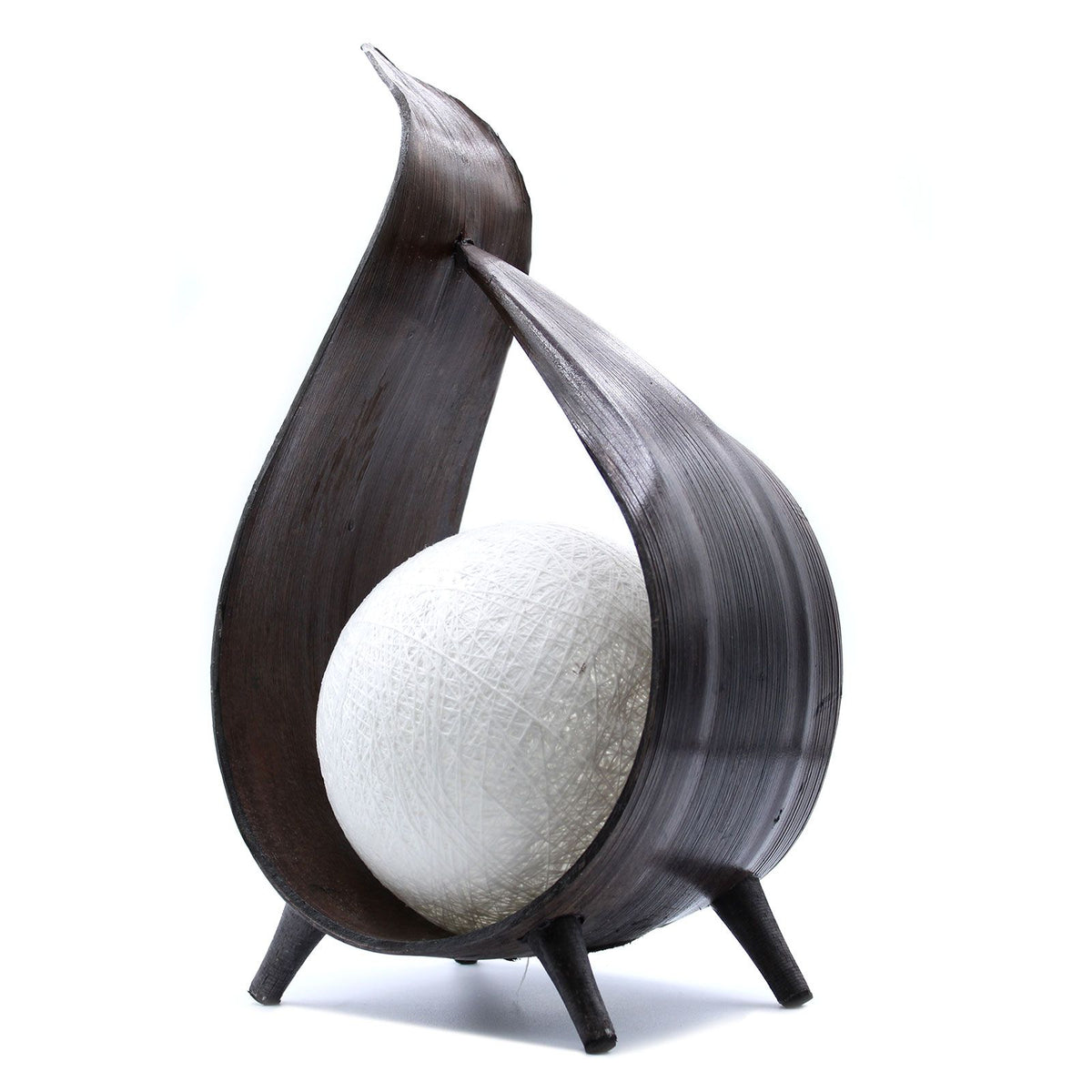 Natural Coconut Lamp – Chocolate Wrapover Twist, NooEdge UK