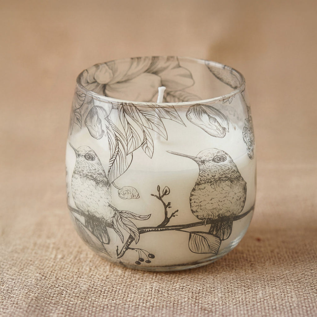 Medium Glass Jar Candles – alternate angle, NooEdge UK