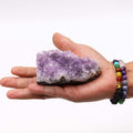 Medium Natural High Grade Amethyst Standing Cluster (approx 350 – 450g – NooEdge UK