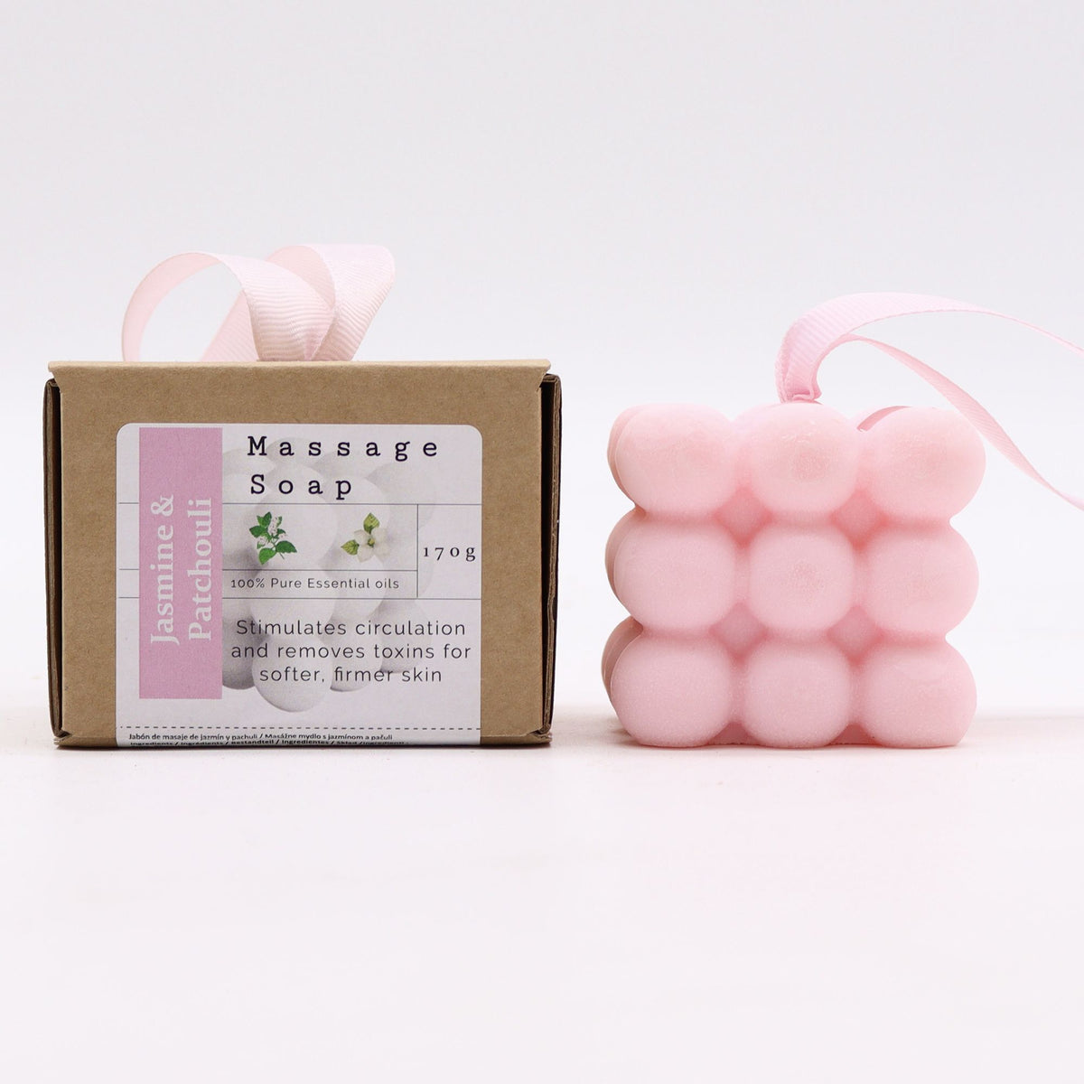 Boxed Single Massage Soaps – Jasmine & Patchouli, NooEdge UK