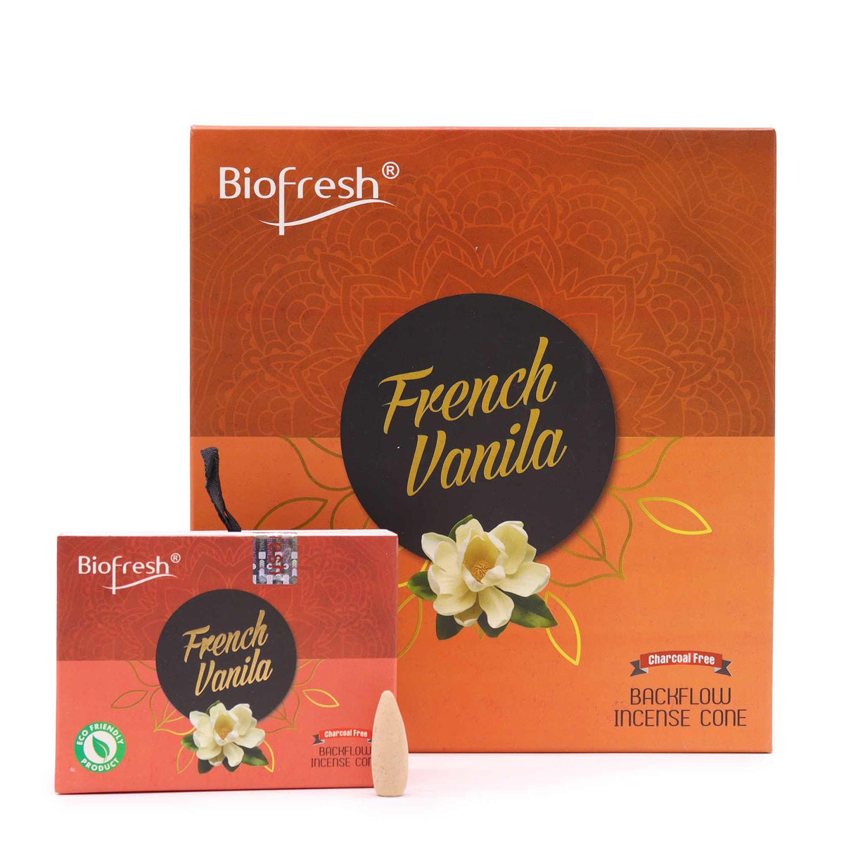Biofresh Backflow Incense Cones – French Vanilla, NooEdge UK