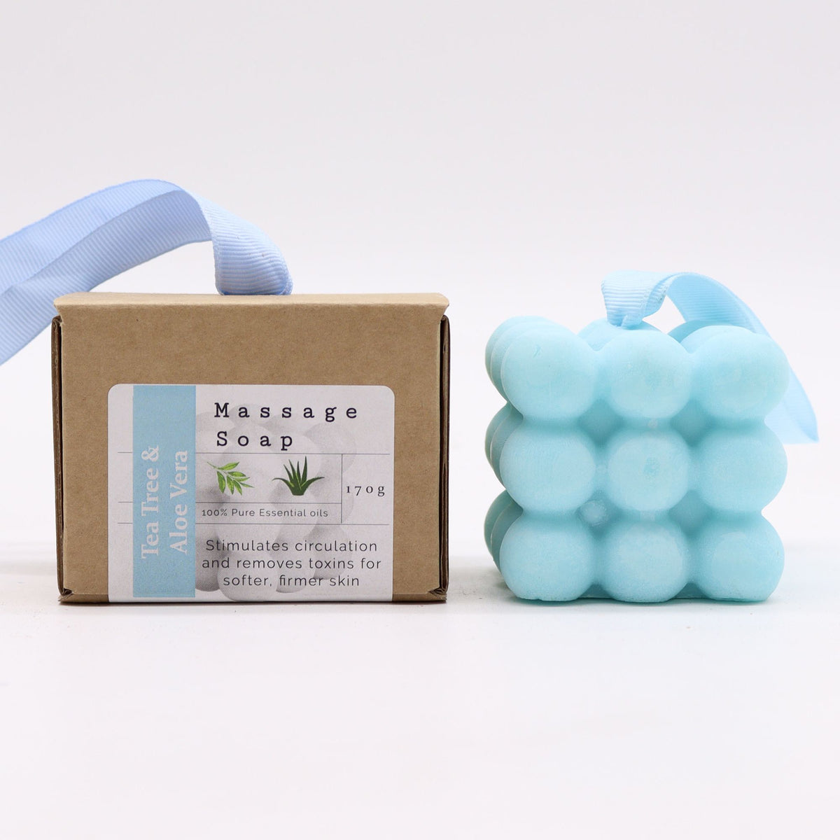 Boxed Single Massage Soaps – Tea Tree & Aloe Vera, NooEdge UK
