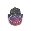 Soapstone Hamsa Incense Holder – Lotus Flower – NooEdge UK