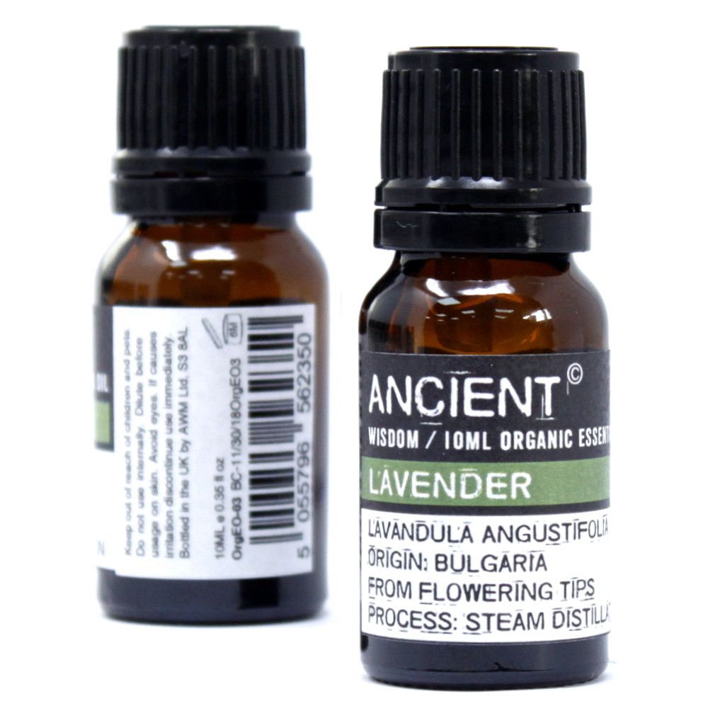 Lavender Organic Essential Oil 10ml close-up, NooEdge UK