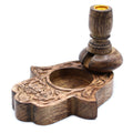 Small Mango Wood Backflow Burner – Hamsa, NooEdge UK