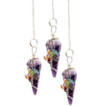 Magic Pendulum – Seven Chakra Amethyst – NooEdge UK