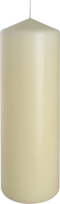 Pillar Candle 80x250mm – Ivory, NooEdge UK