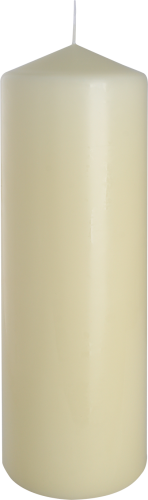 Pillar Candle 80x250mm – Ivory, NooEdge UK