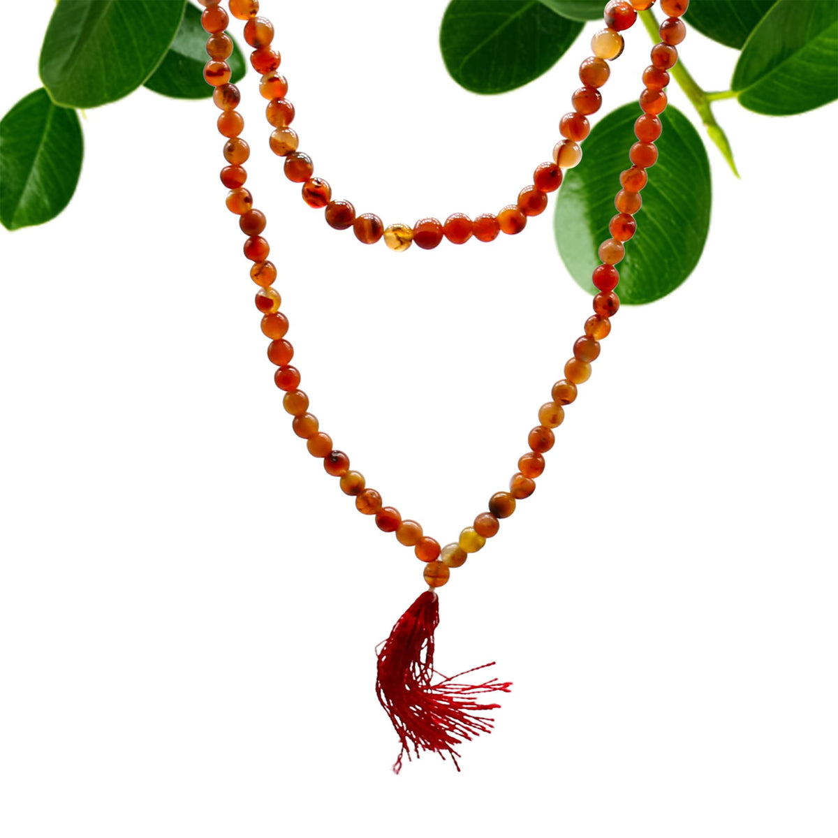 108 Bead Mala – Carnelian, NooEdge UK