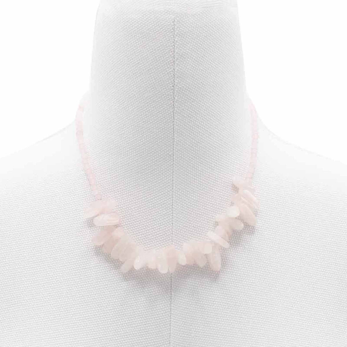 Longstone Gem Necklace – Rose Quartz, NooEdge UK