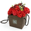 Soap Flower Bouquet – Red Rose & Carnation, NooEdge UK