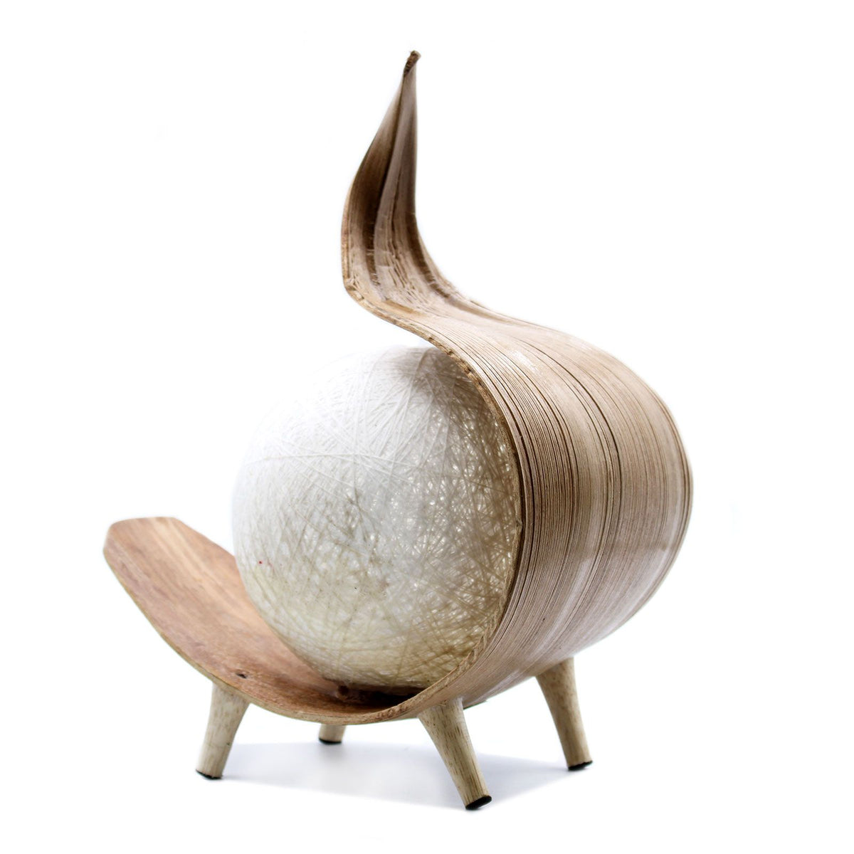 Natural Coconut Lamp – Chocolate Twist, NooEdge UK