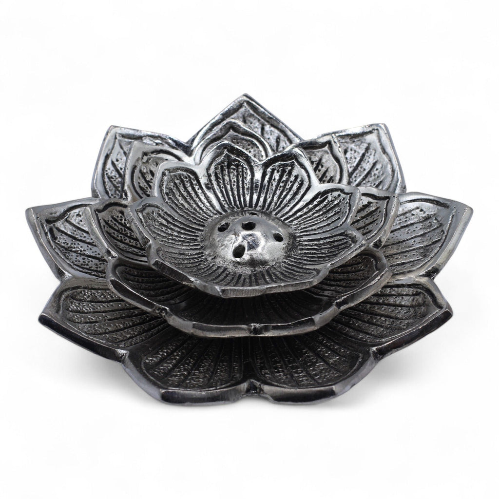 Tri – Flower Lotus Flower Incense Holder – NooEdge UK