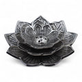 Tri – Flower Lotus Flower Incense Holder – NooEdge UK