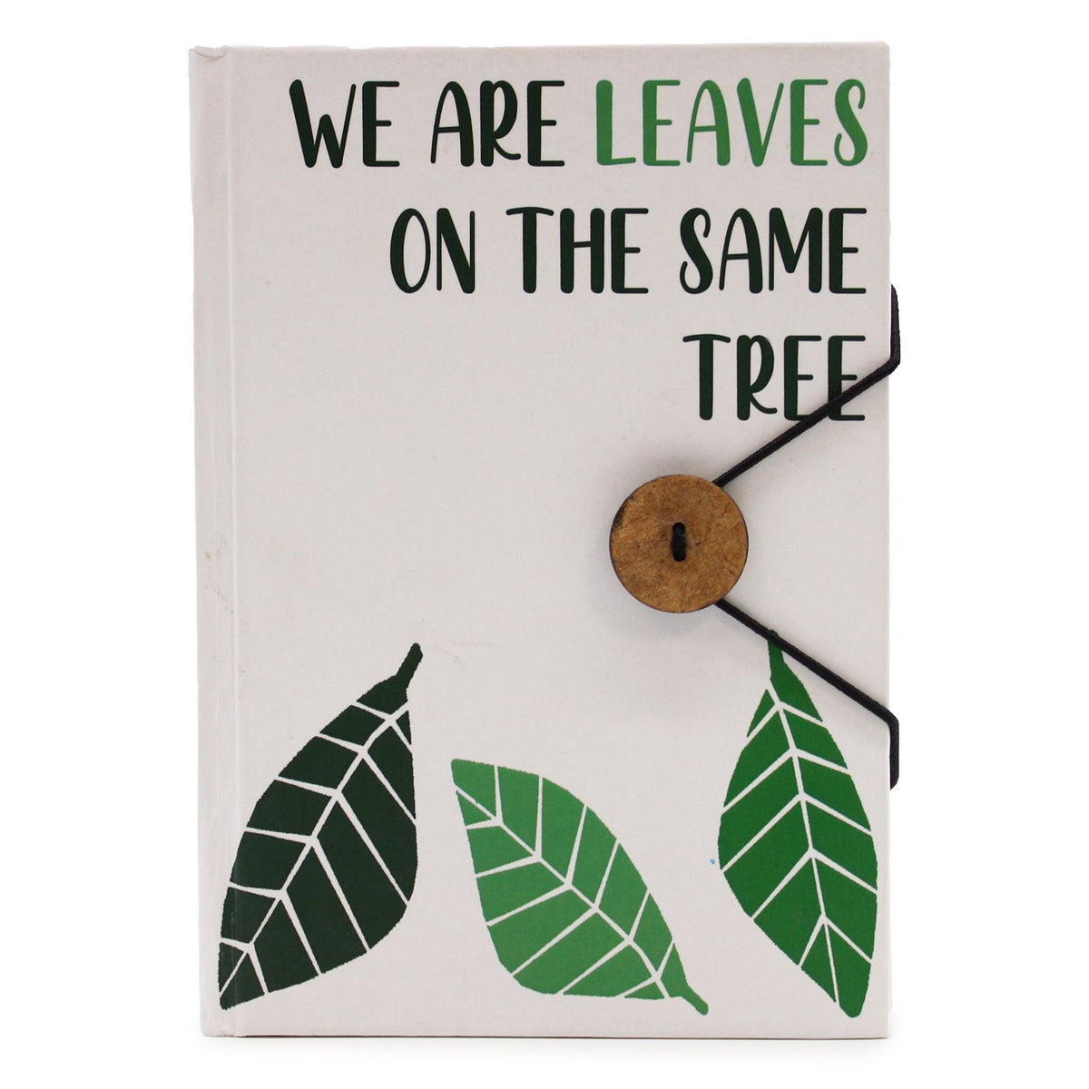 Notebook with Strap – Leaves on the same tree, NooEdge UK