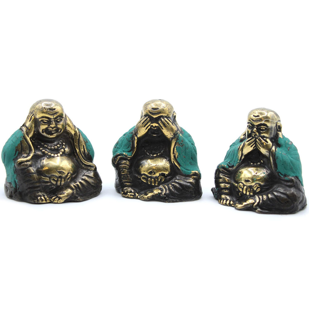 Set of 3 See No Evil Figures – alternate angle, NooEdge UK
