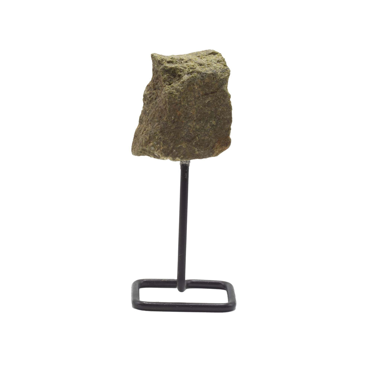 Mineral Specimen on Metal Stand – front view, NooEdge UK