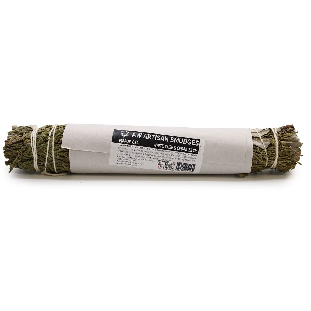 Smudge Stick – White Sage & Cedar 22 cm, NooEdge UK