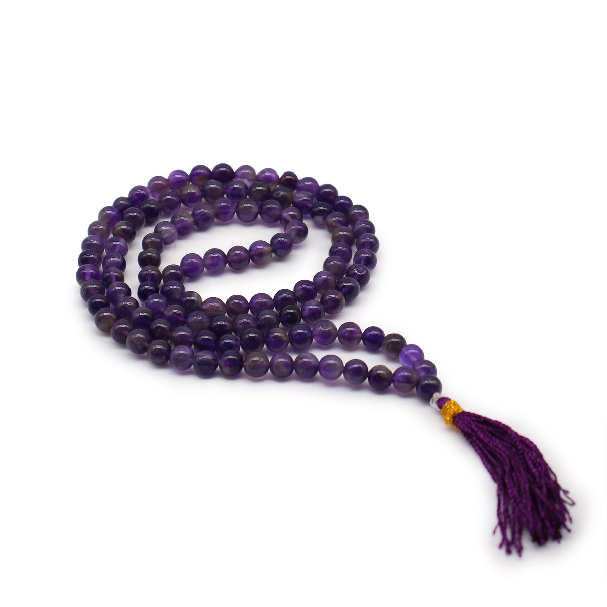 108 Bead Mala – Amethyst, NooEdge UK