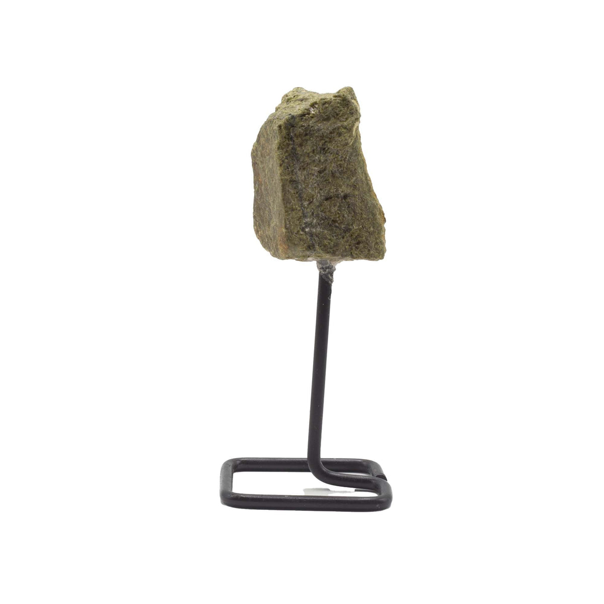 Mineral Specimen on Metal Stand – alternate angle, NooEdge UK