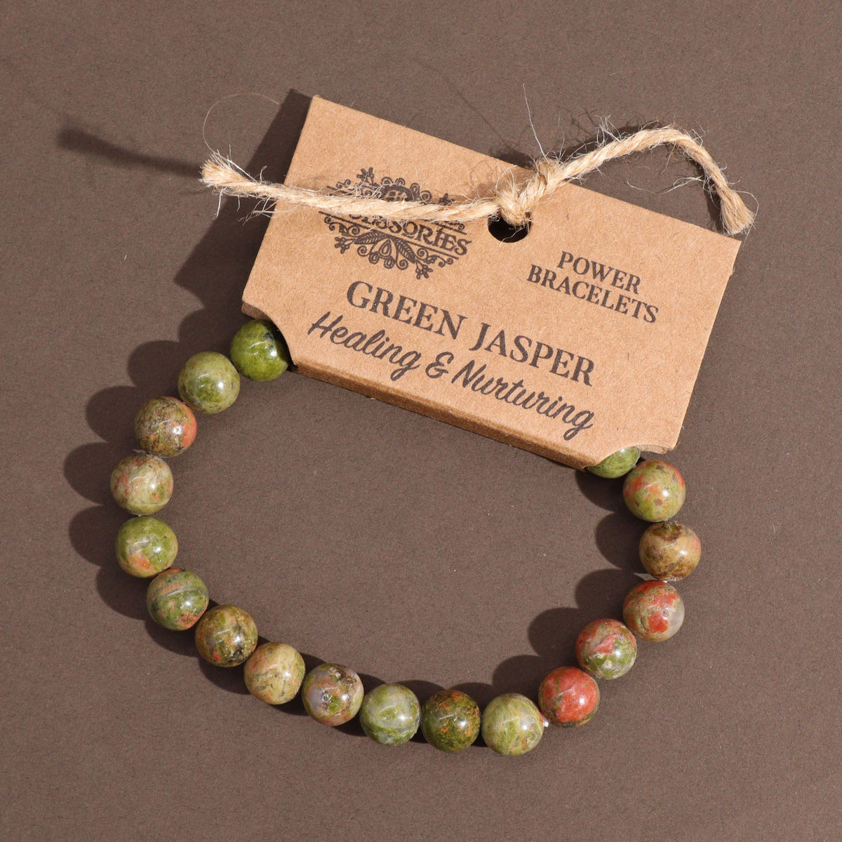 Power Bracelet – Green Jasper, NooEdge UK