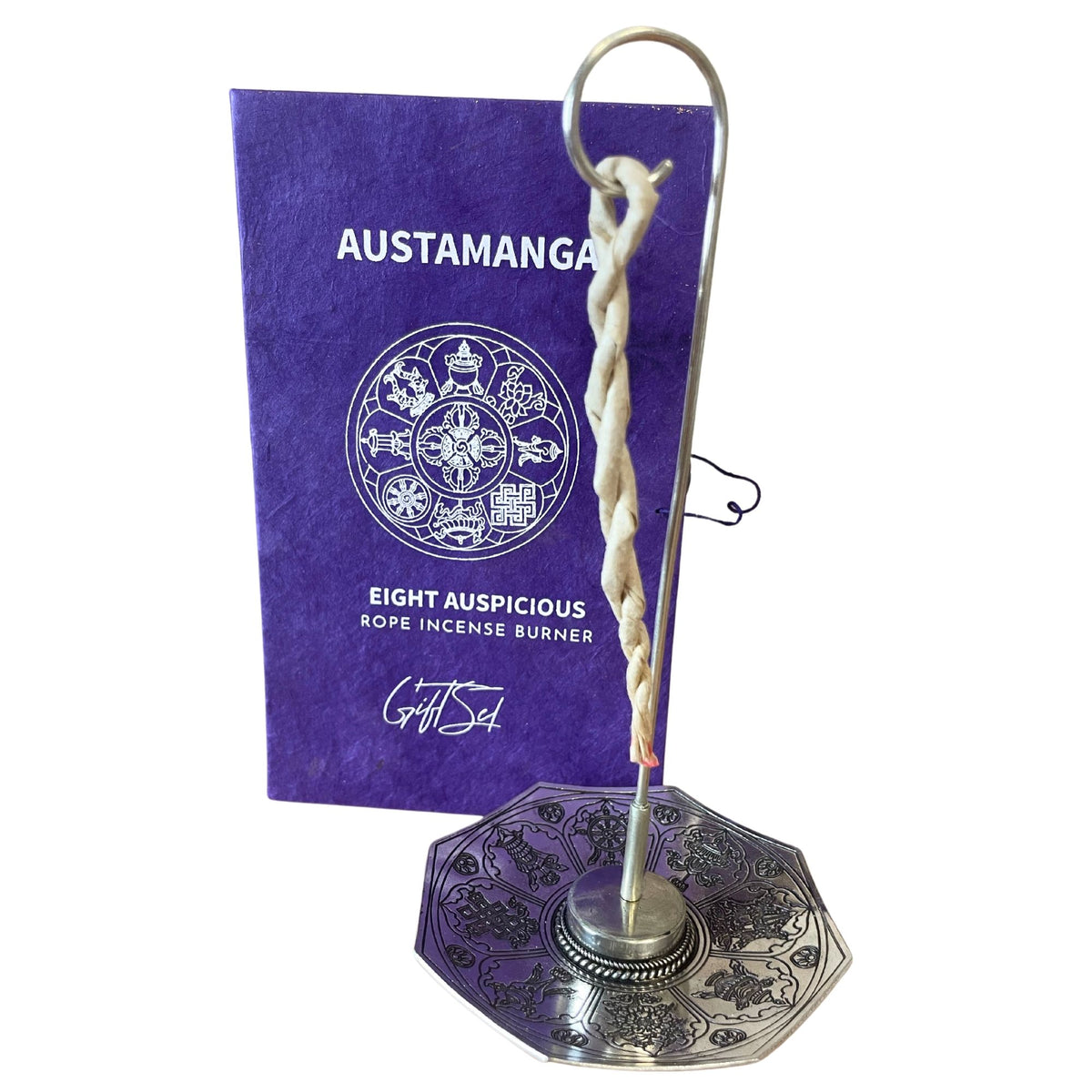 Rope Incense and Silver Plated Holder Set – Astamangal, NooEdge UK