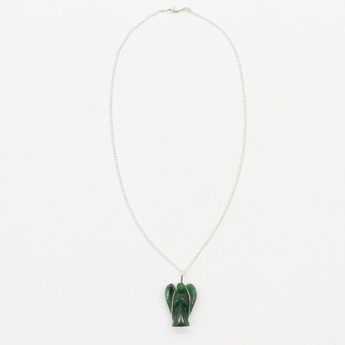 Gemstone Guardian Angel Pendant – alternate angle, NooEdge UK
