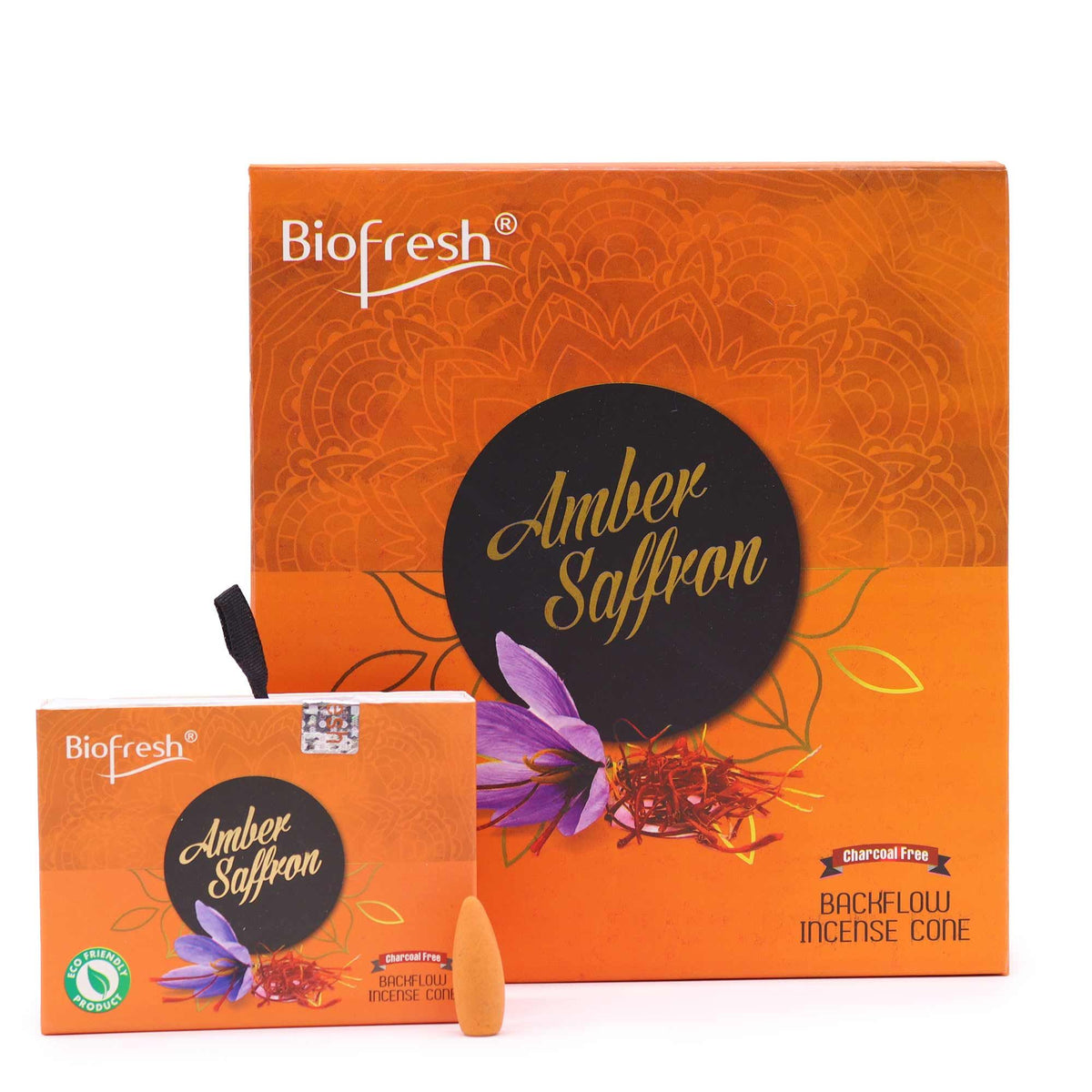 Biofresh Backflow Incense Cones – Amber Safron, NooEdge UK