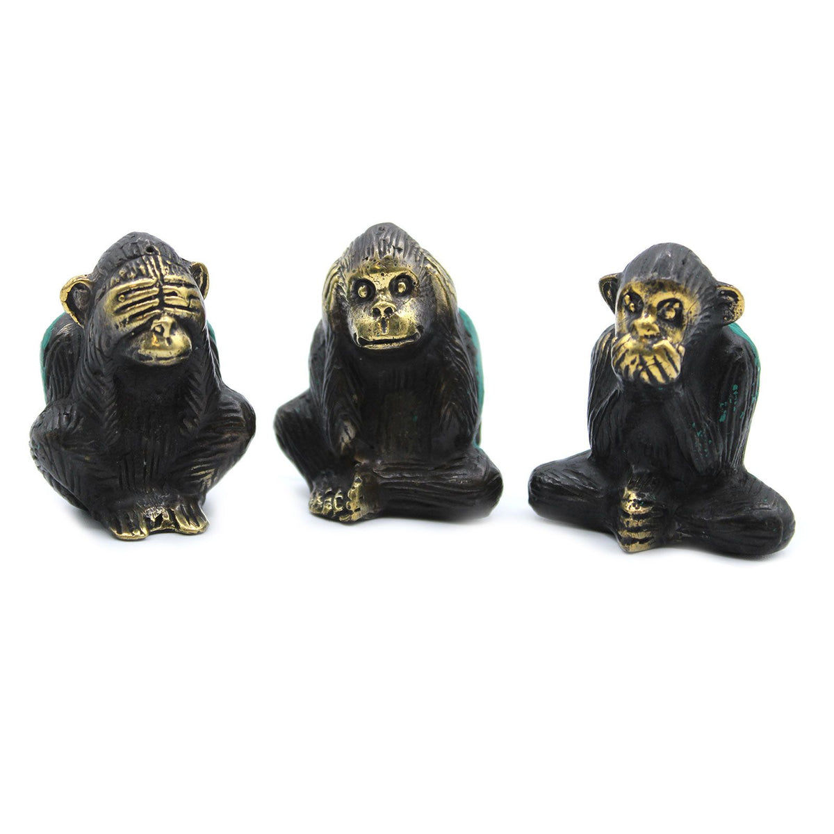 Set of 3 See No Evil Figures – Monkeys, NooEdge UK