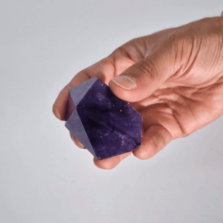 Medium Rich Colour Amethyst Points (approx 5.5 – 6.5cm) close-up, NooEdge UK