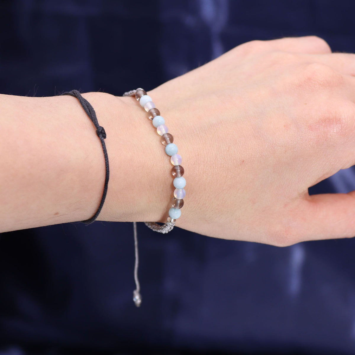 Zodiac Crystal Candle with Gemstone Bracelet – Cancer, NooEdge UK