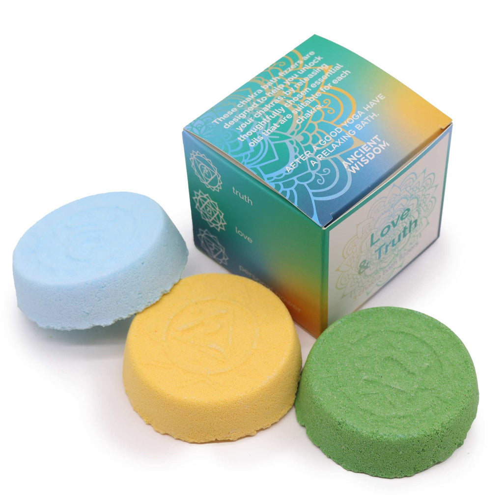 Chakra Bath Fizz Small Box – front view, NooEdge UK