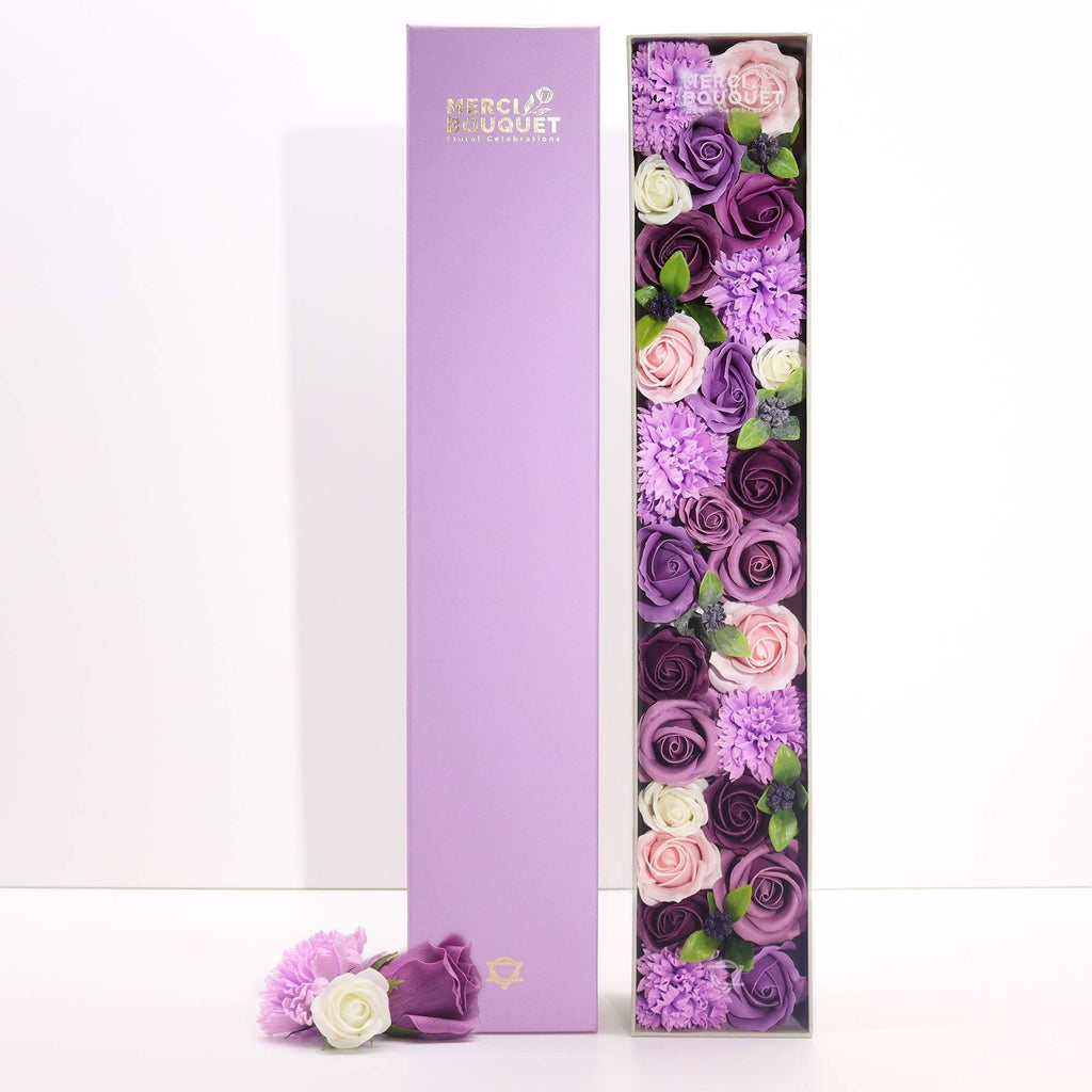 Extra Long – Lavender Rose & Carnation detail, NooEdge UK