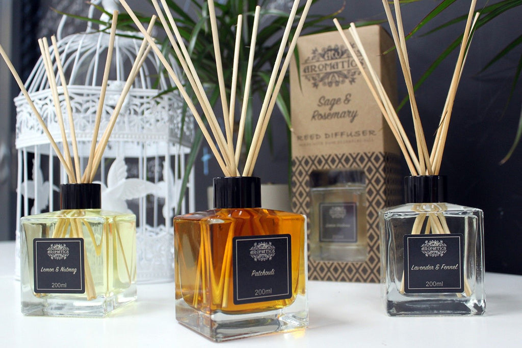 200ml Lavender & Fennel Essential Oil Reed Diffuser alternate view, NooEdge UK