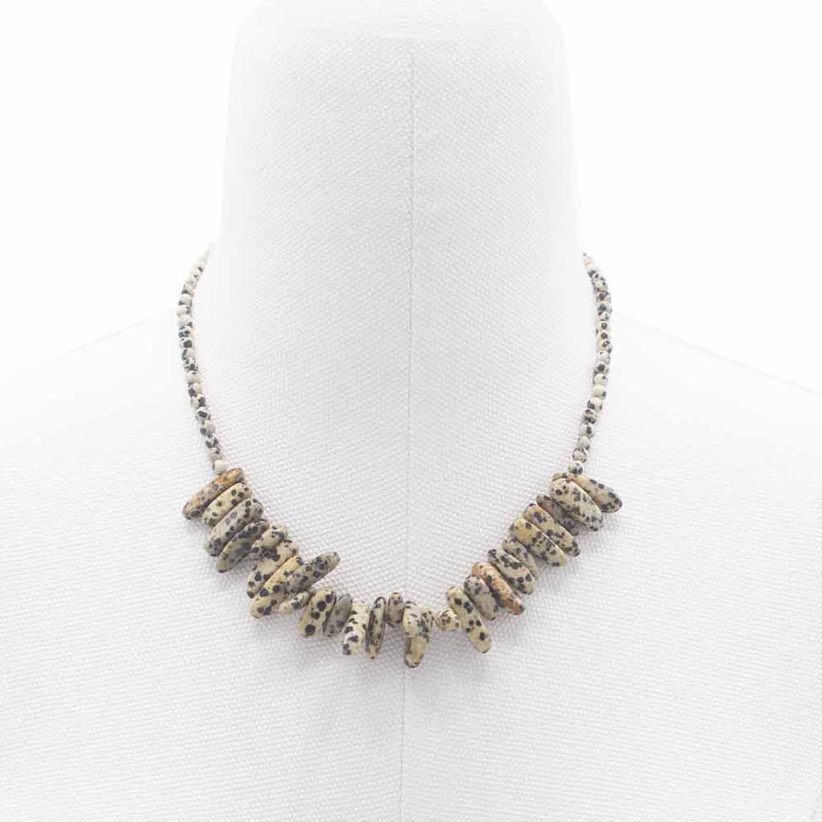 Longstone Gem Necklace – Dalmatian Stone, NooEdge UK
