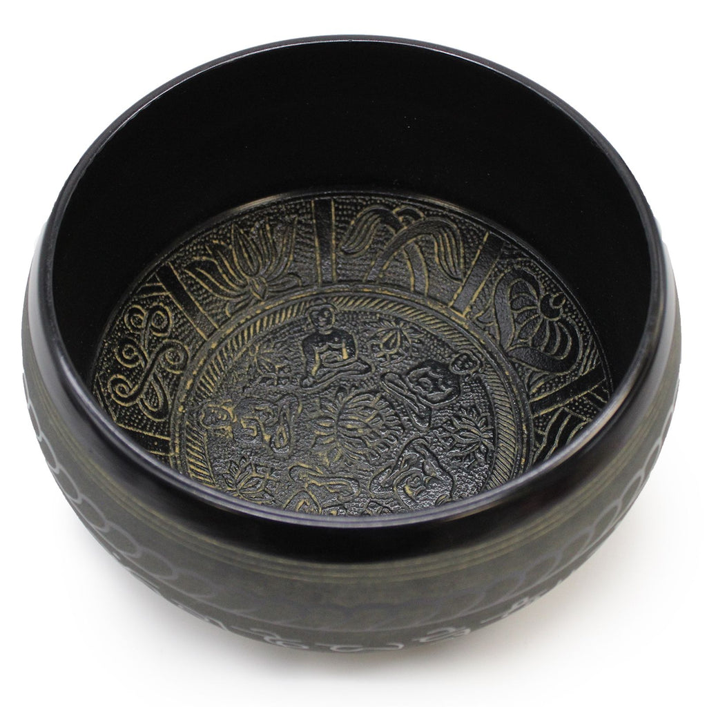 Extra Loud – Singing Bowl Five Buddha alternate view, NooEdge UK