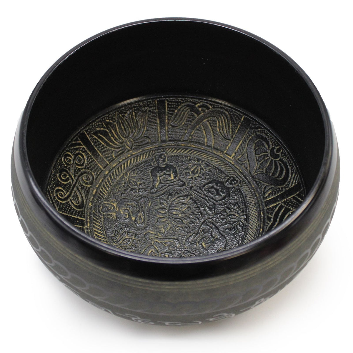 Extra Loud – Singing Bowl Five Buddha alternate view, NooEdge UK