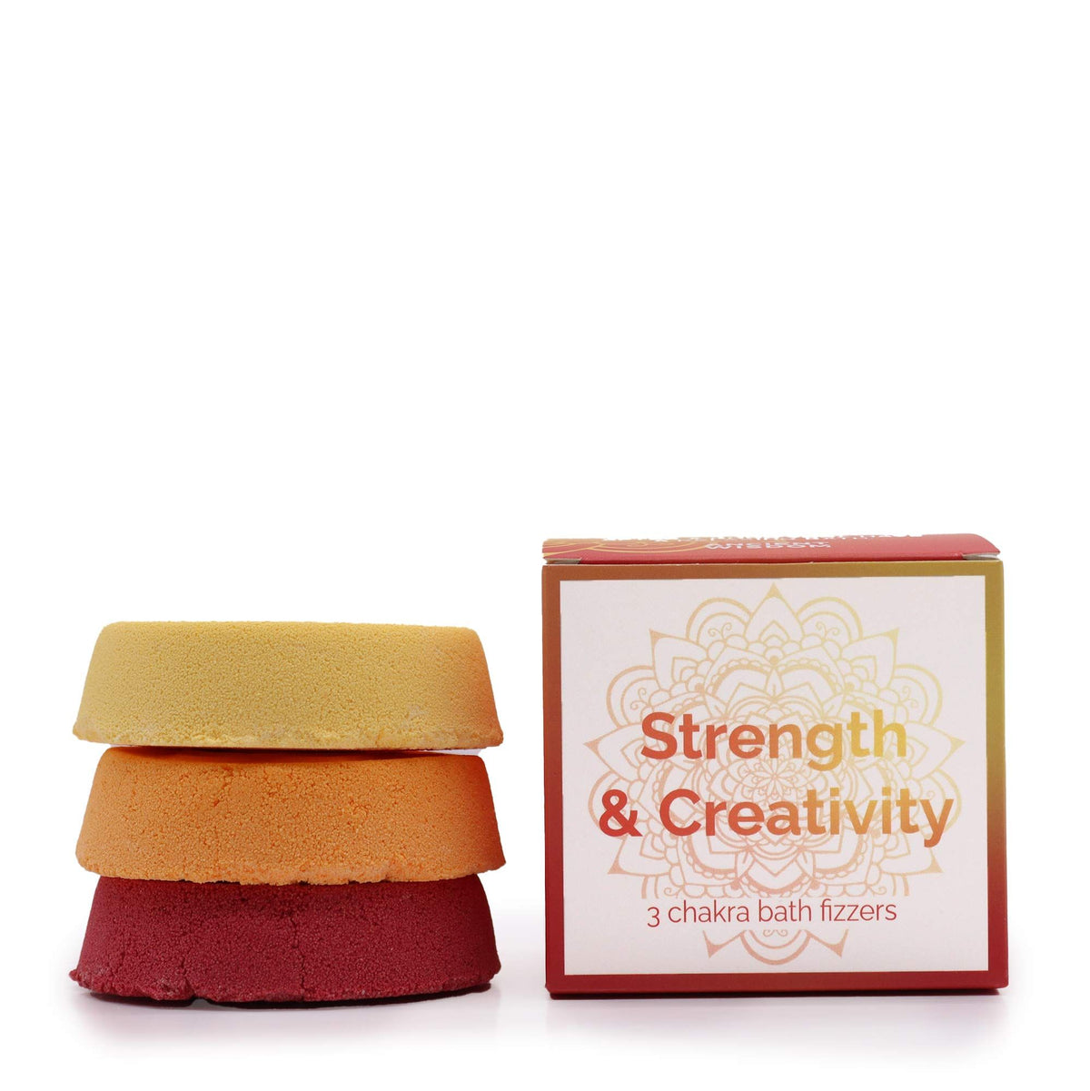 Chakra Bath Fizz Small Box – Strength & Creativity, NooEdge UK