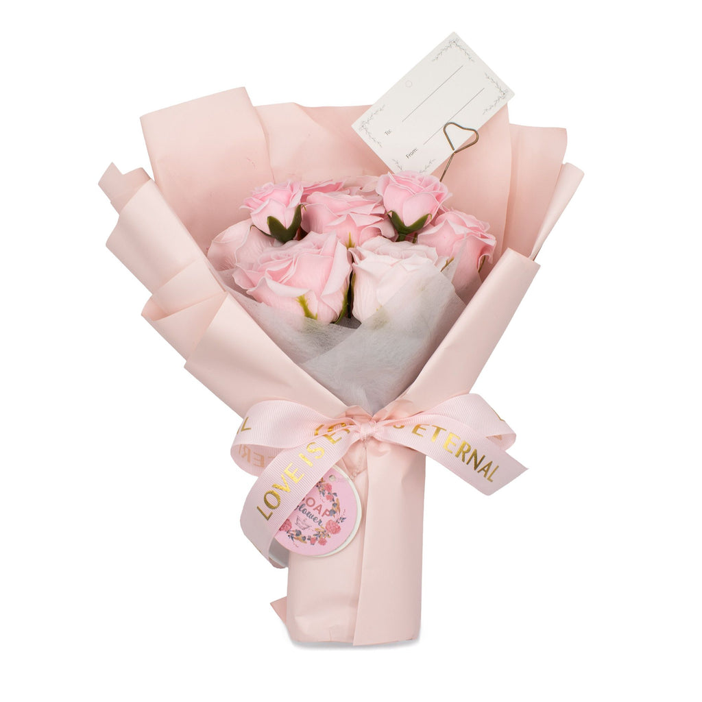Large Pink Roses Bouquet – Love is Eternal Gift Card alternate view, NooEdge UK