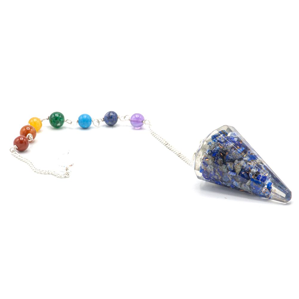 Orgonite Power Chakra Pendulum – Lapis, NooEdge UK